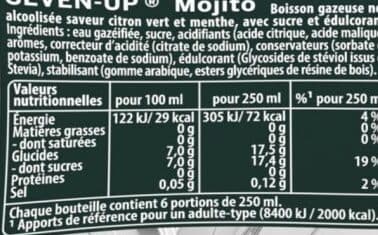 7UP 7UP saveur mojito citron vert & menthe 5 x 1,5 L + 1 offerte packshot