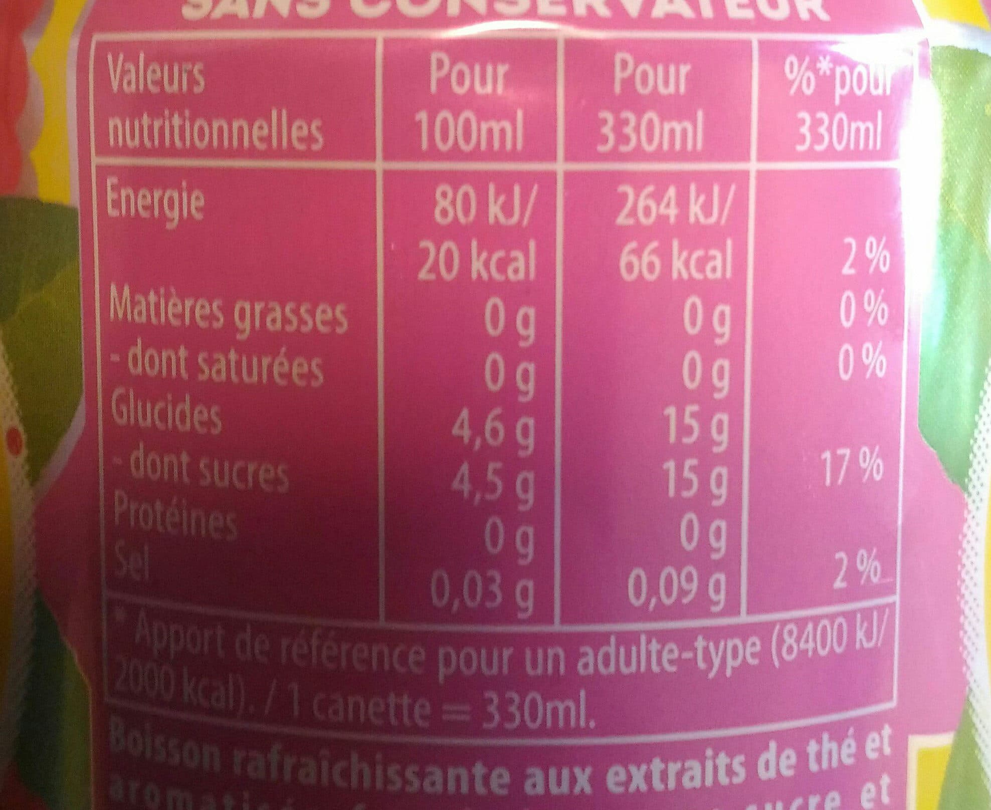 lipton Ice tea saveur framboise packshot