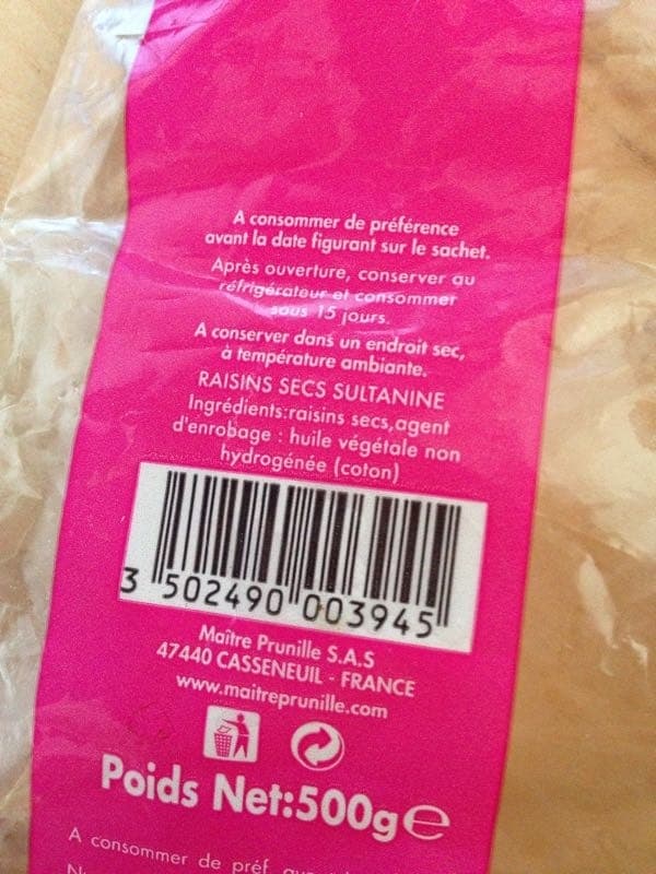 Domino Raisins Secs Sultanine packshot