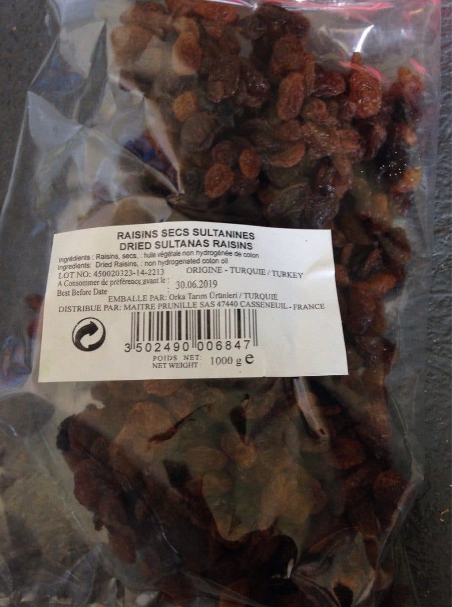 Maître Prunille Raisin Sec Sultanines packshot