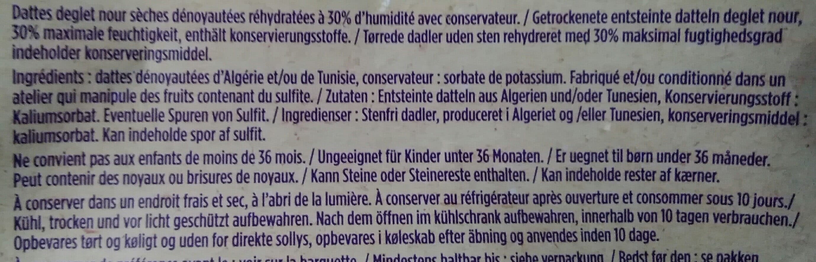 maître prunille Datte Dénoyautée Moelleuse packshot