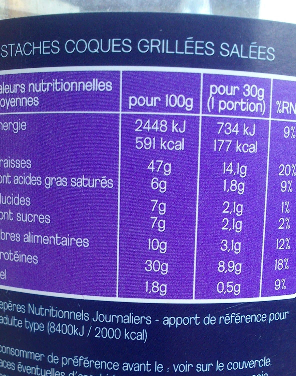 Maître Prunille Pistaches Coques Grillées Salées packshot