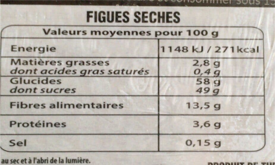 Open Food Facts Figues seches Baglama packshot