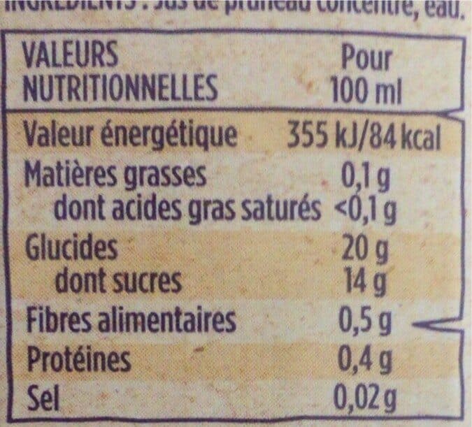 Maitre Prunille Jus De Pruneaux Sans Sucre Ajouté packshot