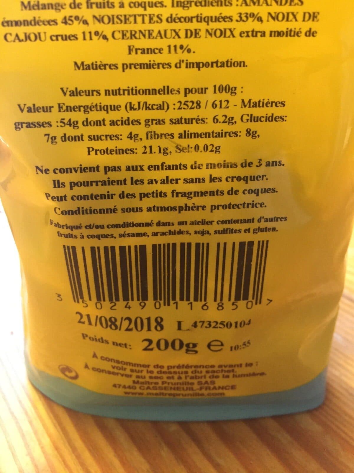maître prunille Mélange Vitaminé 200g packshot