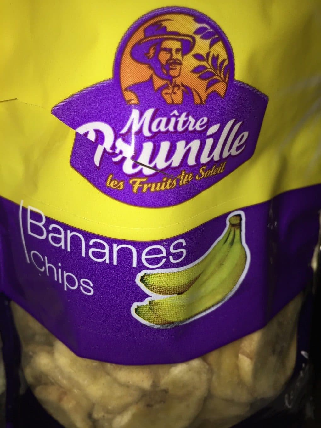 Maitre Prunille Banane Chips packshot