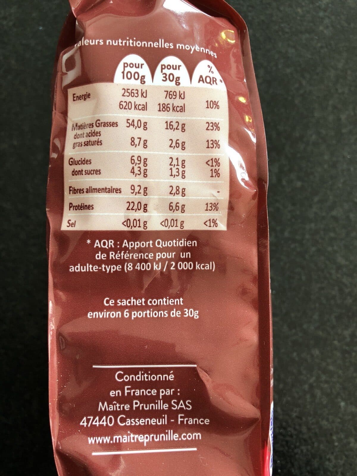 Maitre Prunille Amandes décortiquées packshot