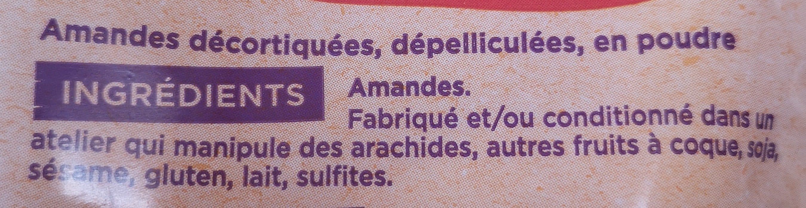 Maitre Prunille Amandes poudre packshot