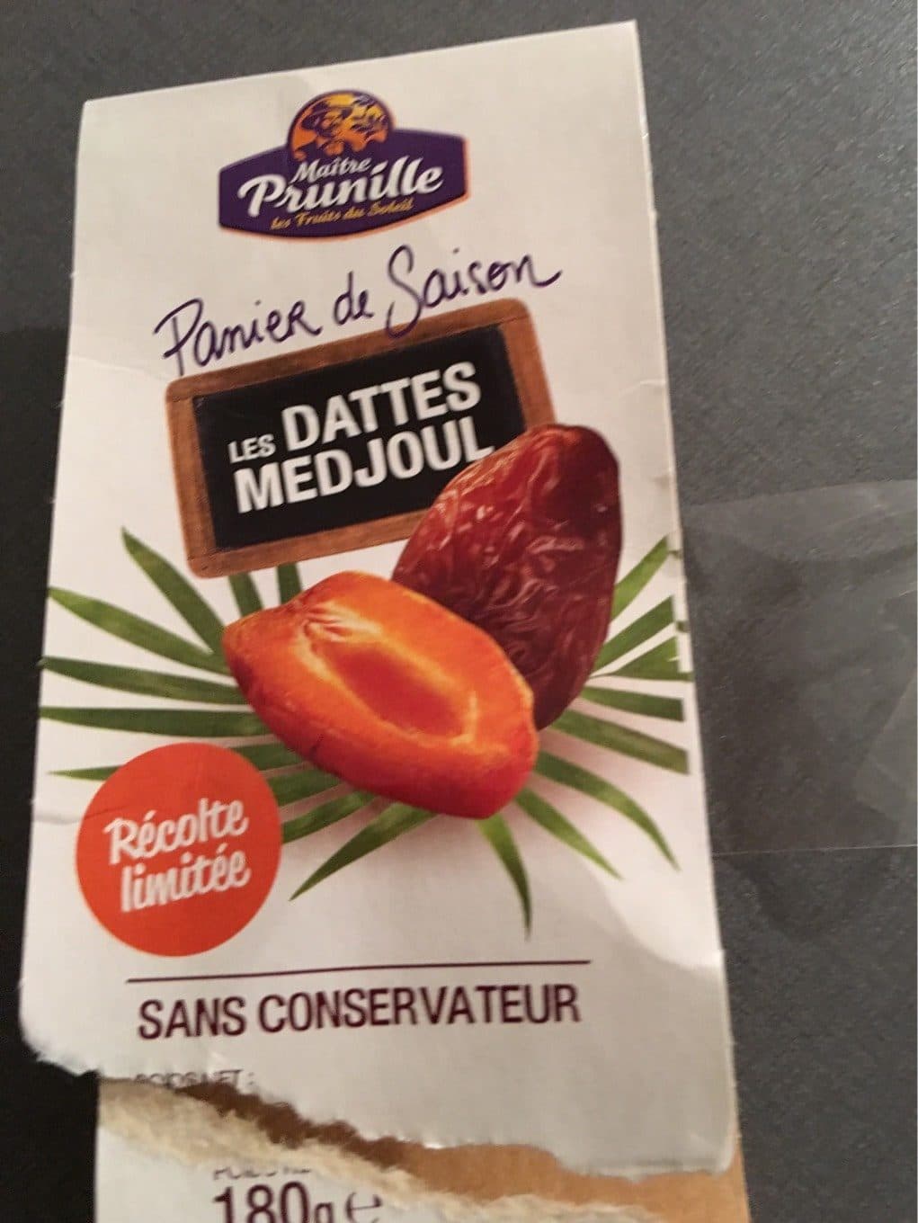 Maître Prunille Les dattes Medjoul packshot