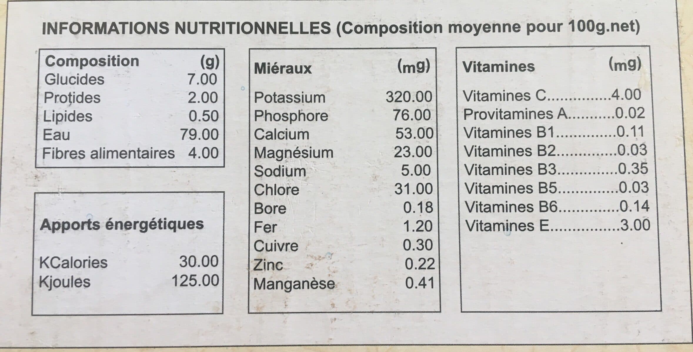 Open Food Facts Dattes Deglet Nour packshot