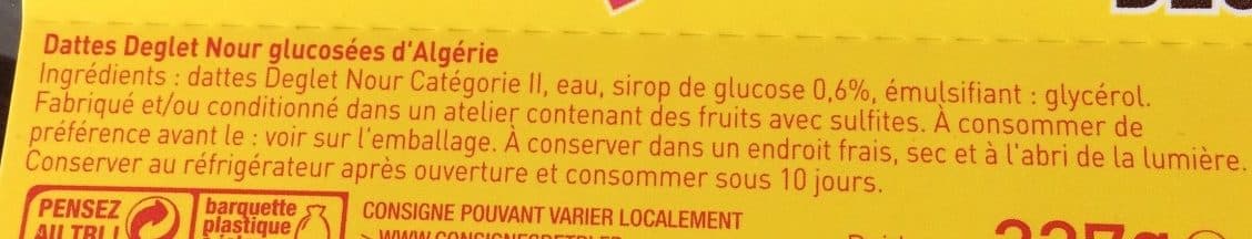 Domino Dattes Deglet Nour packshot