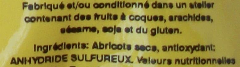 Domino Abricots secs packshot