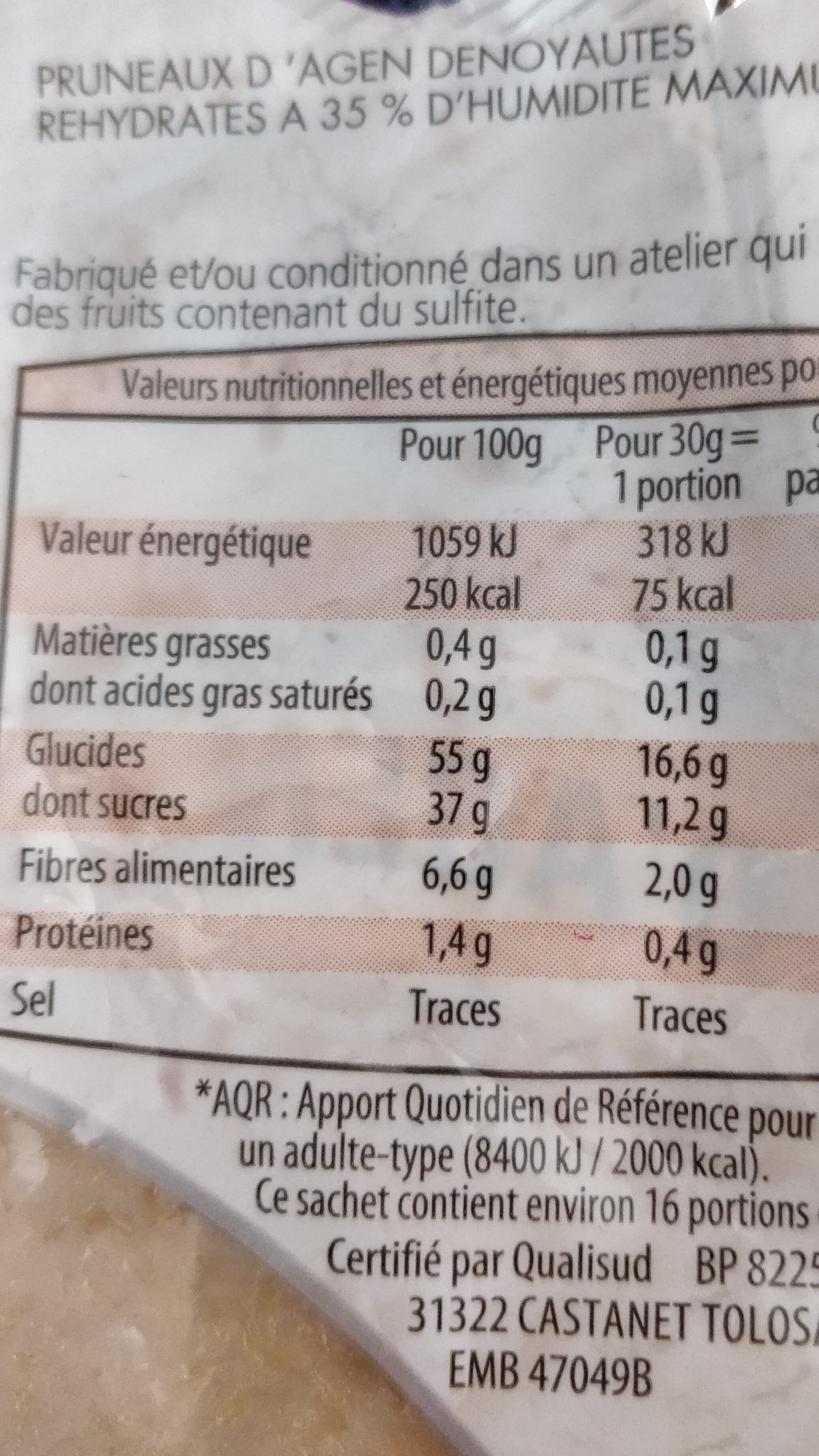 Open Food Facts Pruneaux d'Agen packshot