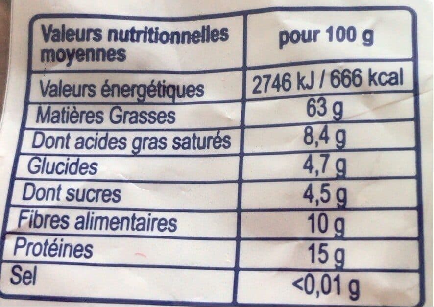 Carrefour Noisettes Décortiquées packshot