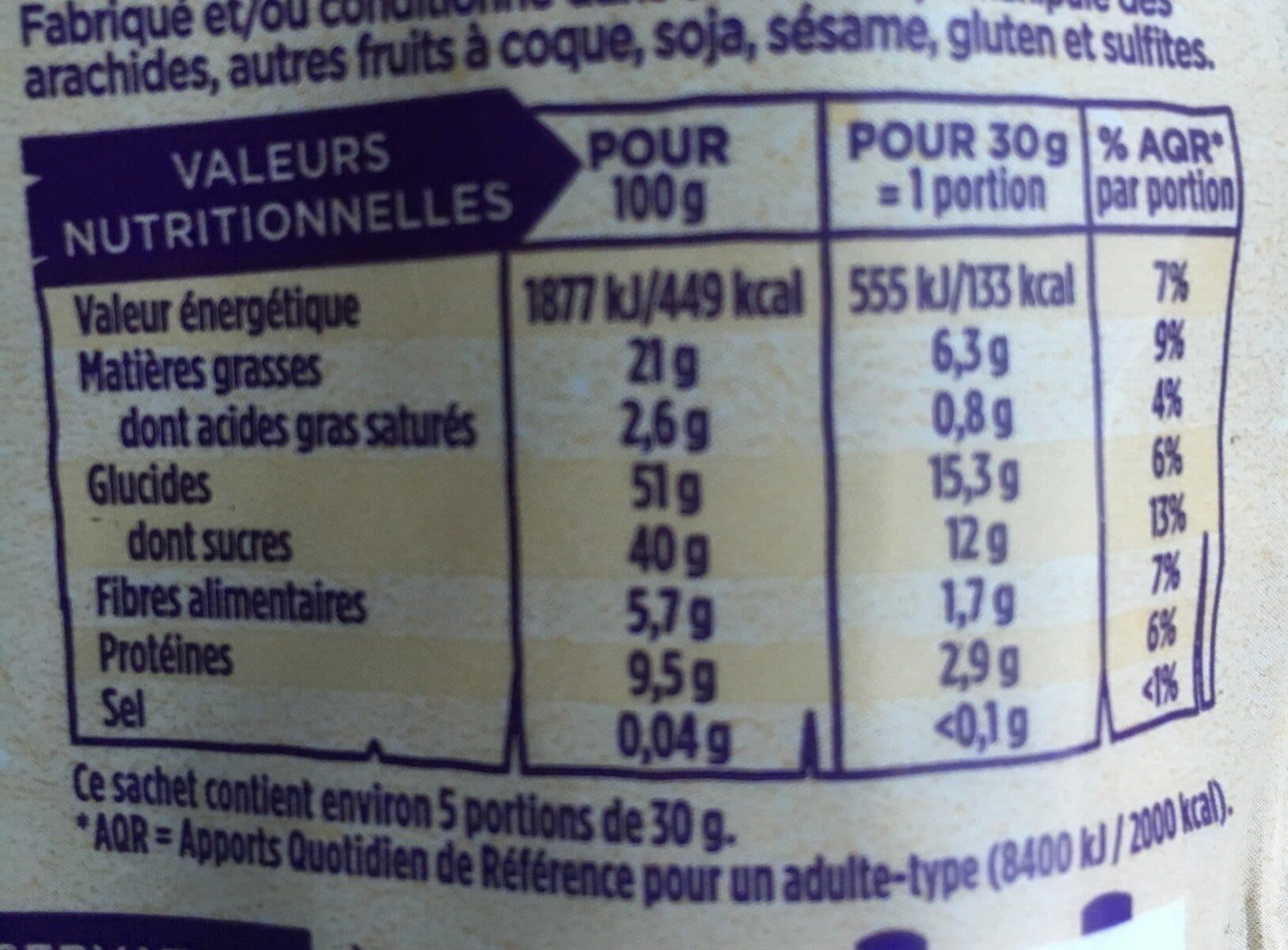 Maitre prunille Mélanges graines et fruits bio packshot