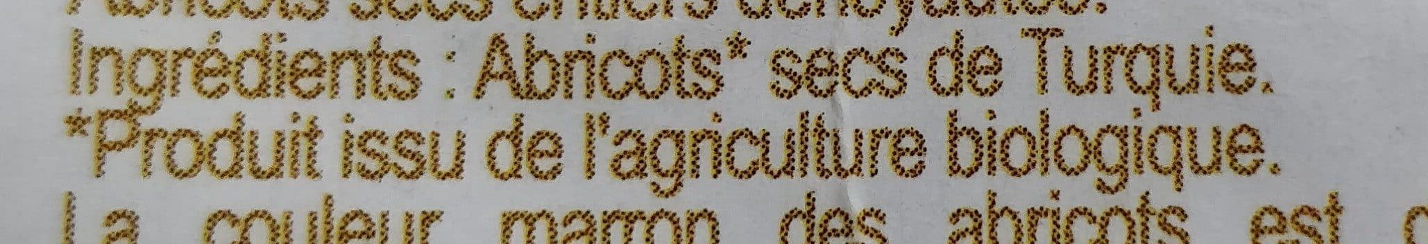 Open Food Facts Abricot secs biologiques packshot