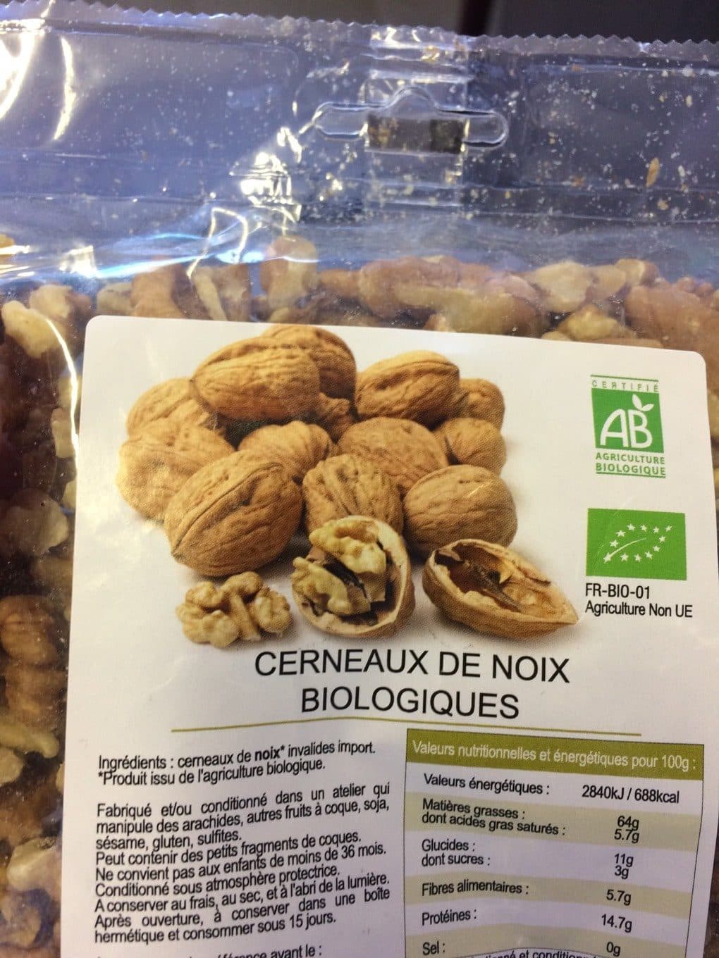 Maitre Prunille Cerneaux de noix biologiques packshot