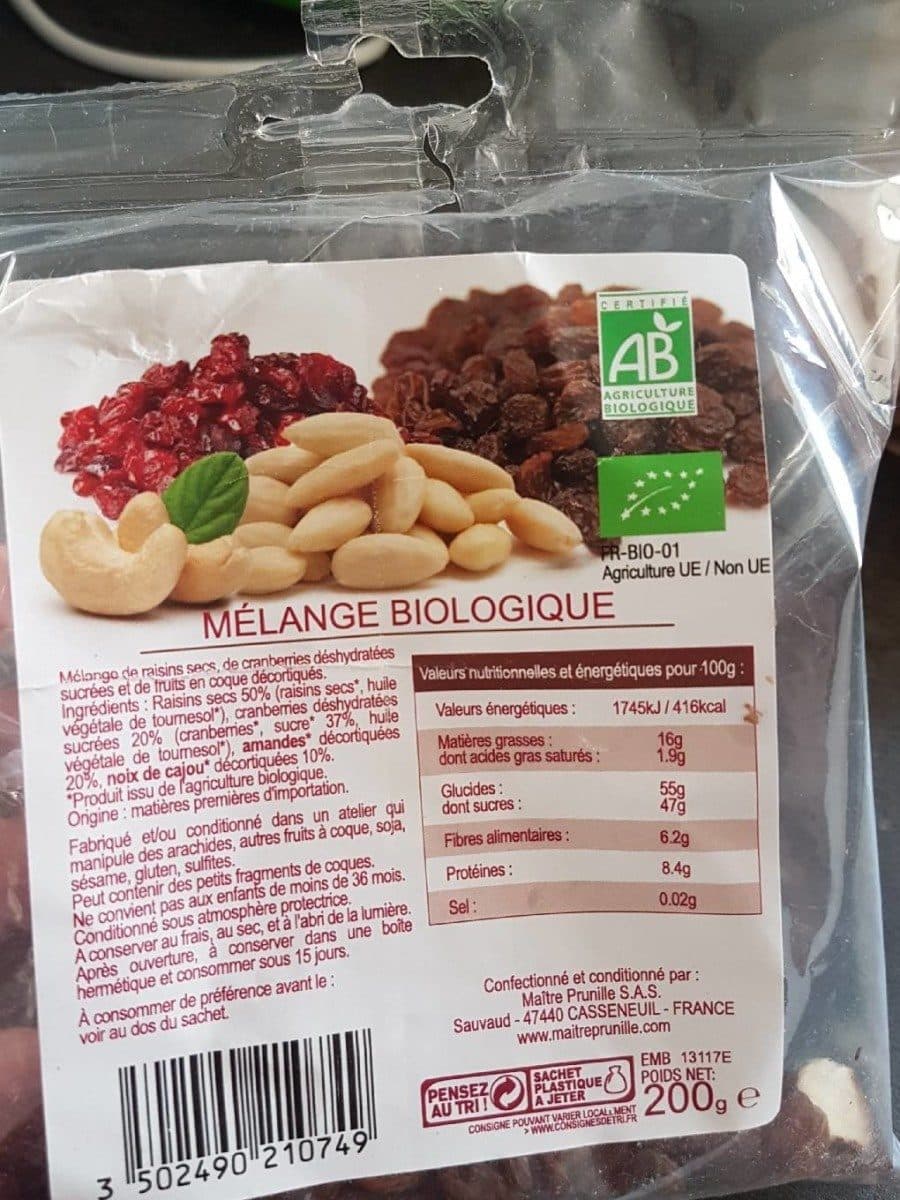 Agriculture biologique Melange biologique packshot