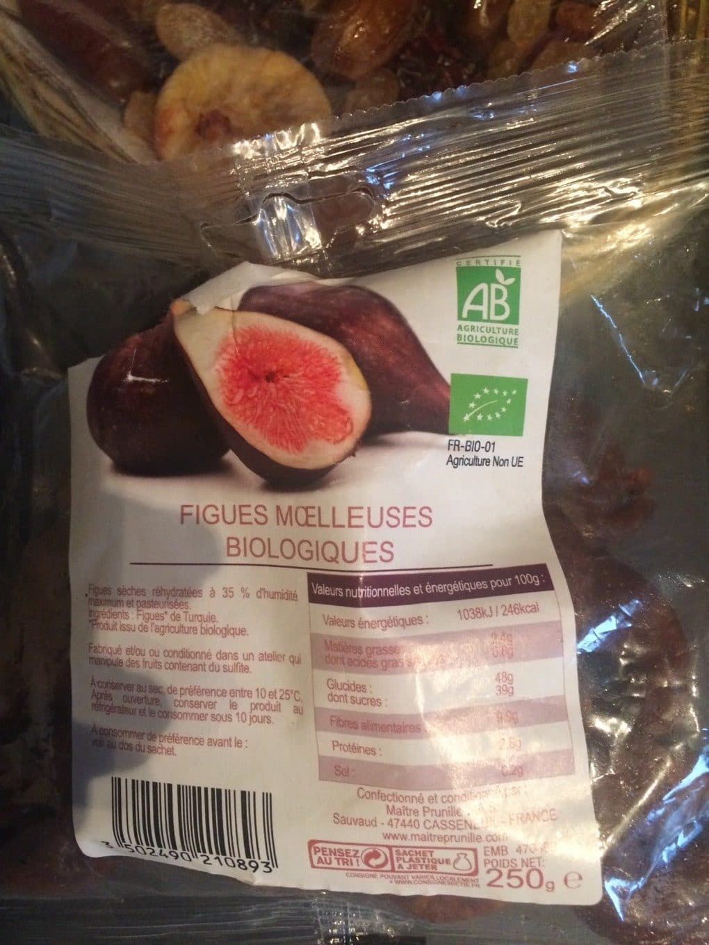 Maître Prunille Figues Moelleuses Biologiques packshot