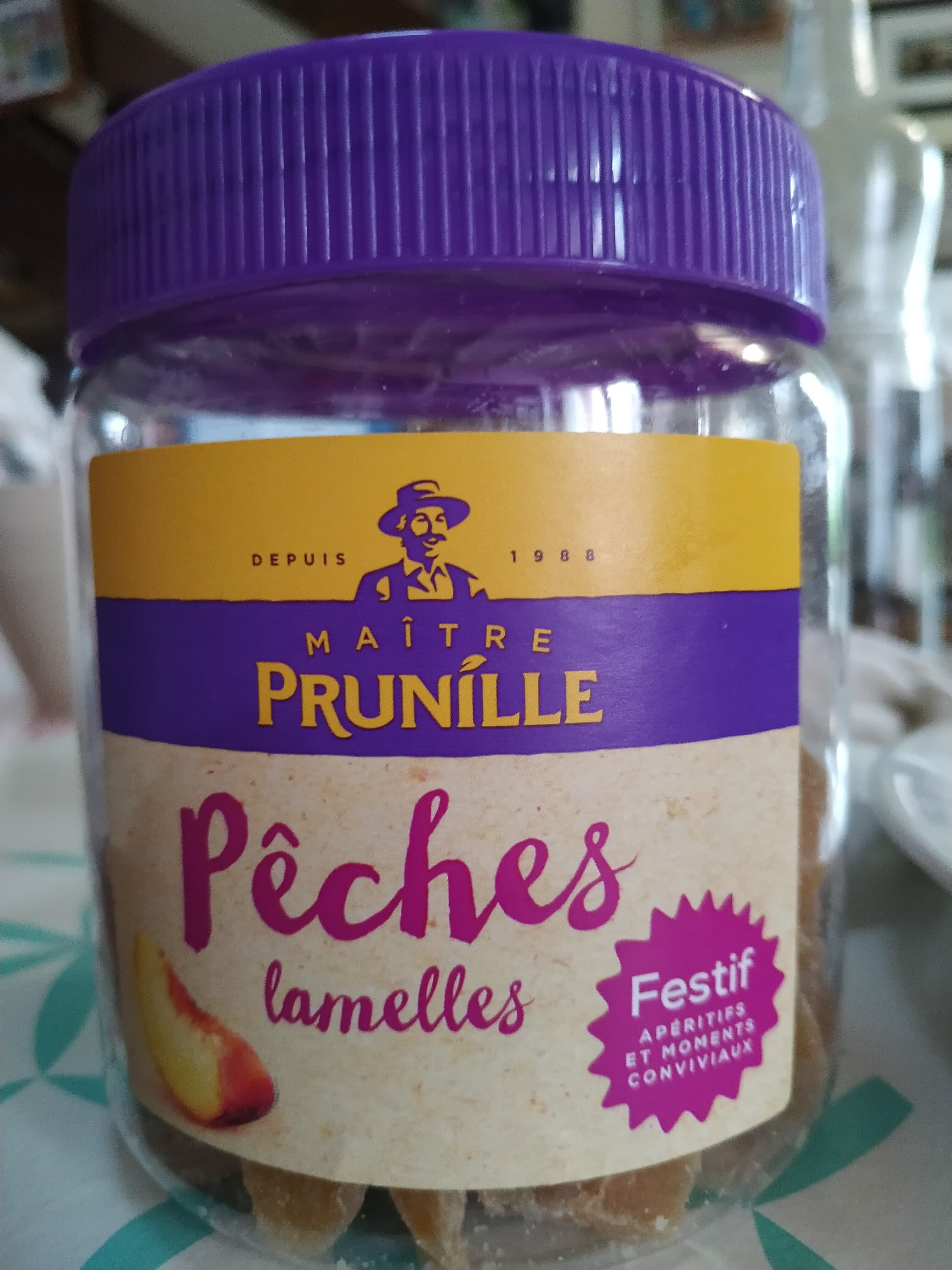 Maître Prunille Péches lamelles packshot