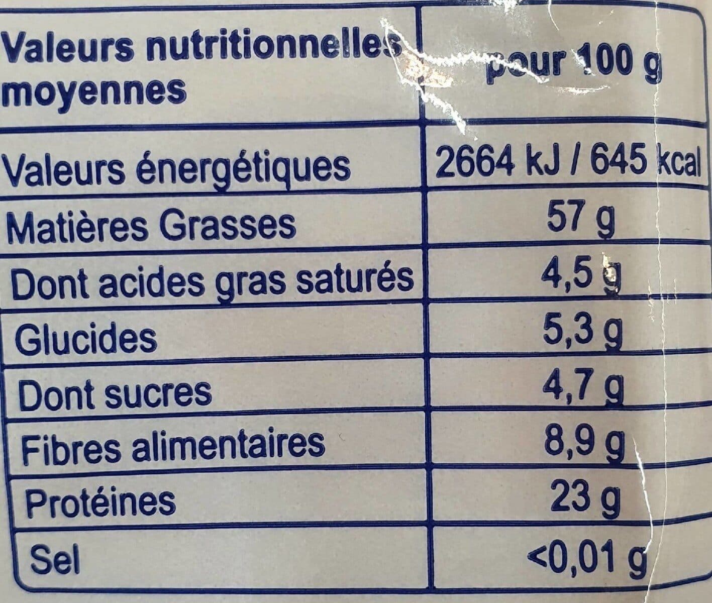 Petit prix Amandes décortiquées grillées non salée packshot