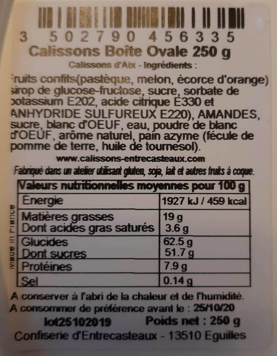 Confiserie d'Entrecasteaux Calissons d'Aix packshot