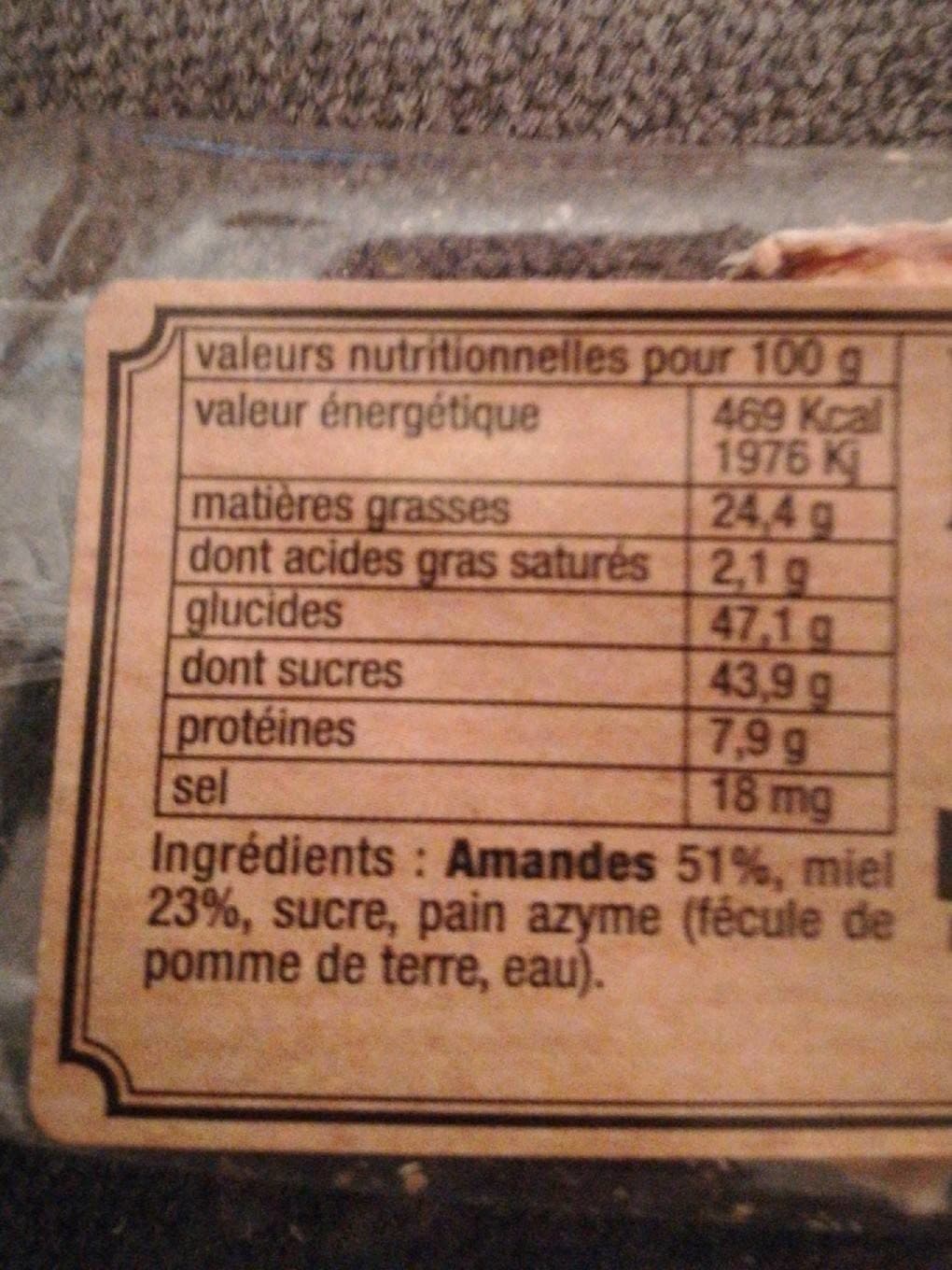 L'ami provençal Nougat noir packshot