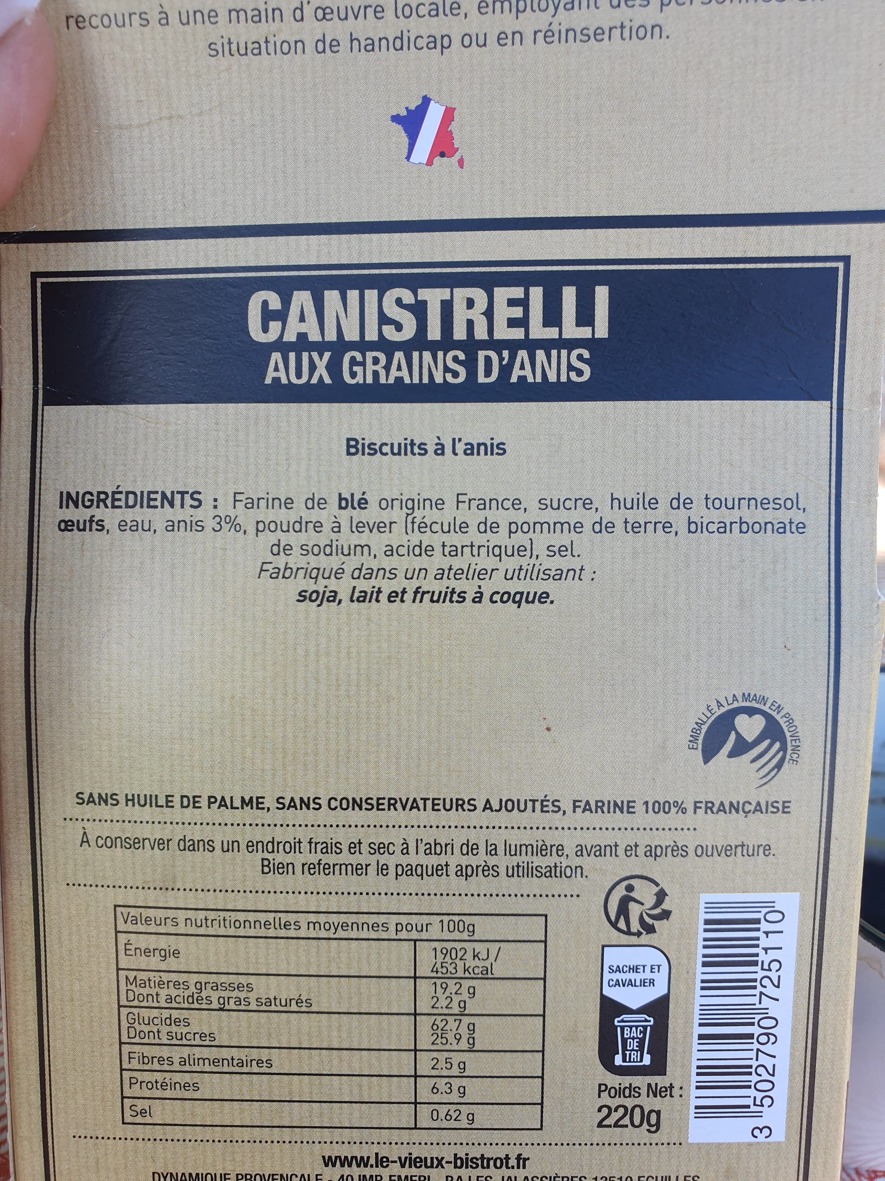 Goutezcraquez Canistrelli à l’anis packshot