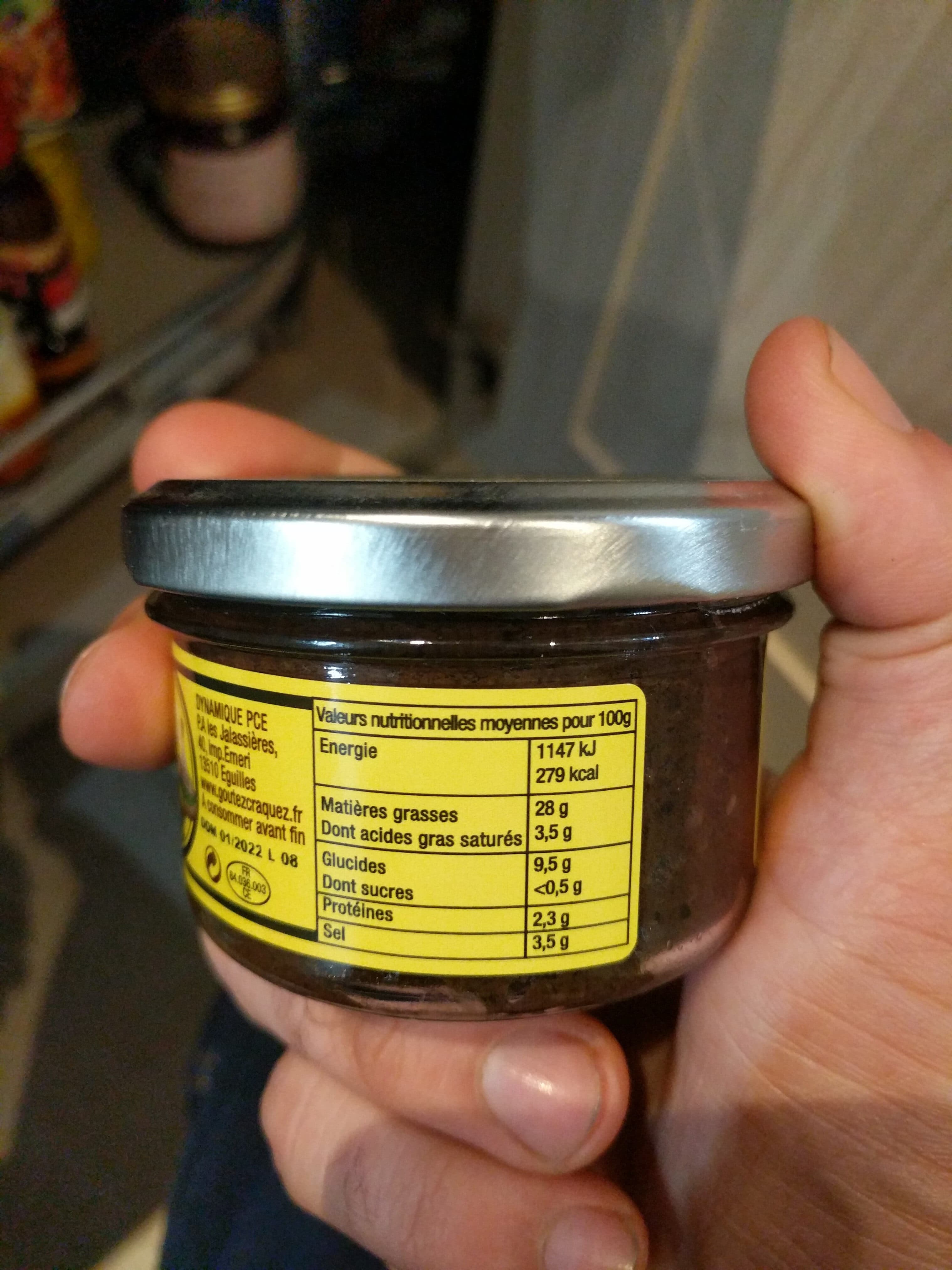 Epicerie Provencale Tapenade Aux Olives Noires packshot