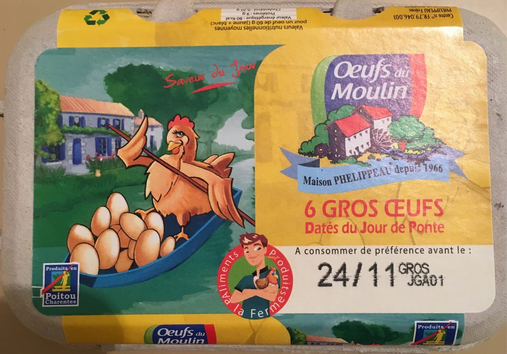 Oeufs du moulin Oeufs packshot