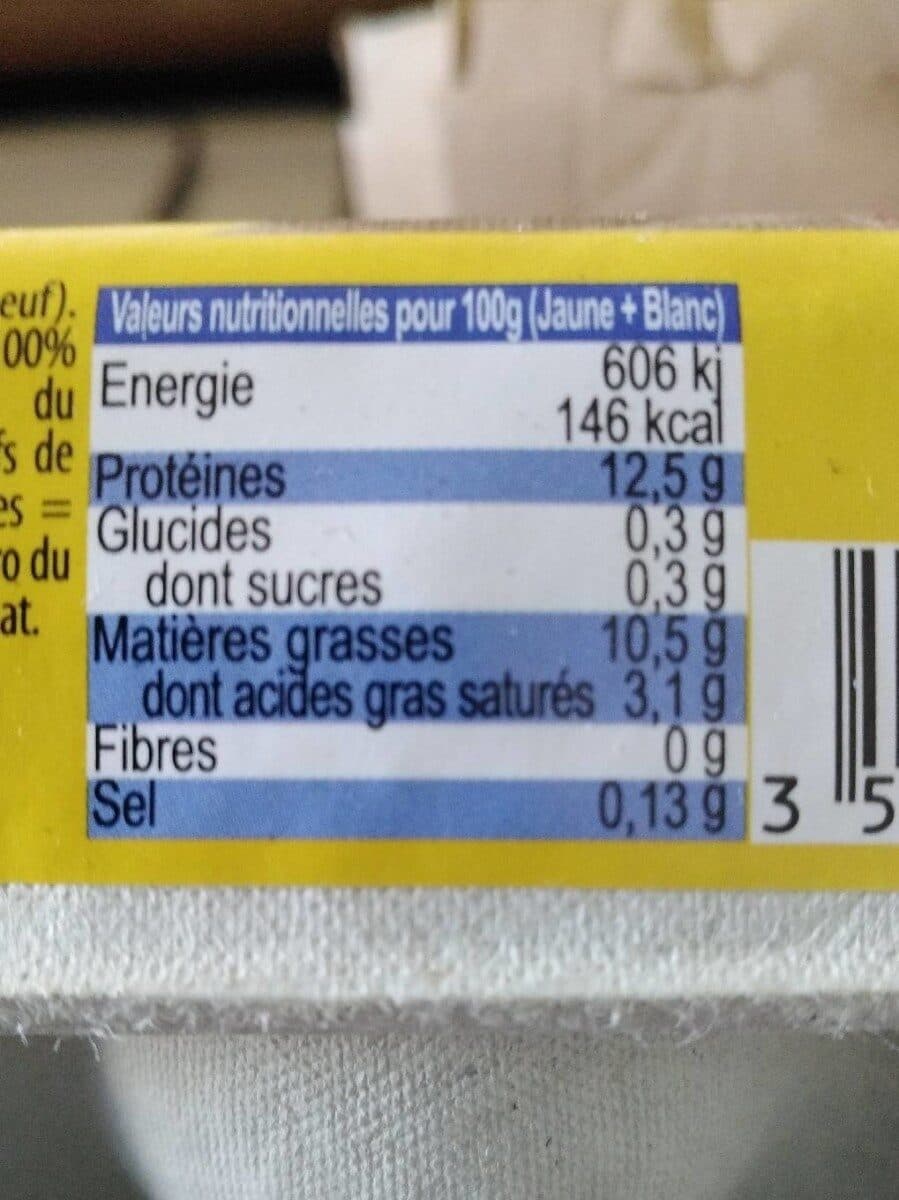 oeufs du moulin 6 gros œufs datés extra frais packshot