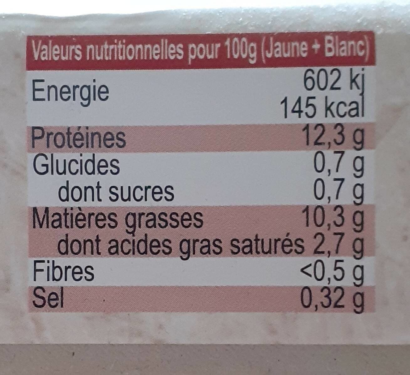 Open Food Facts Oeuf packshot