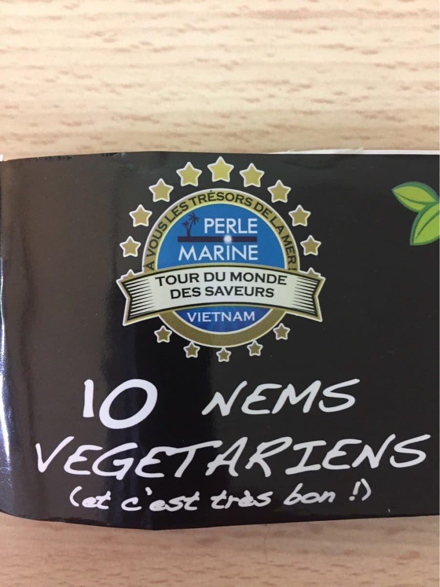Open Food Facts 10 nems végétariens packshot
