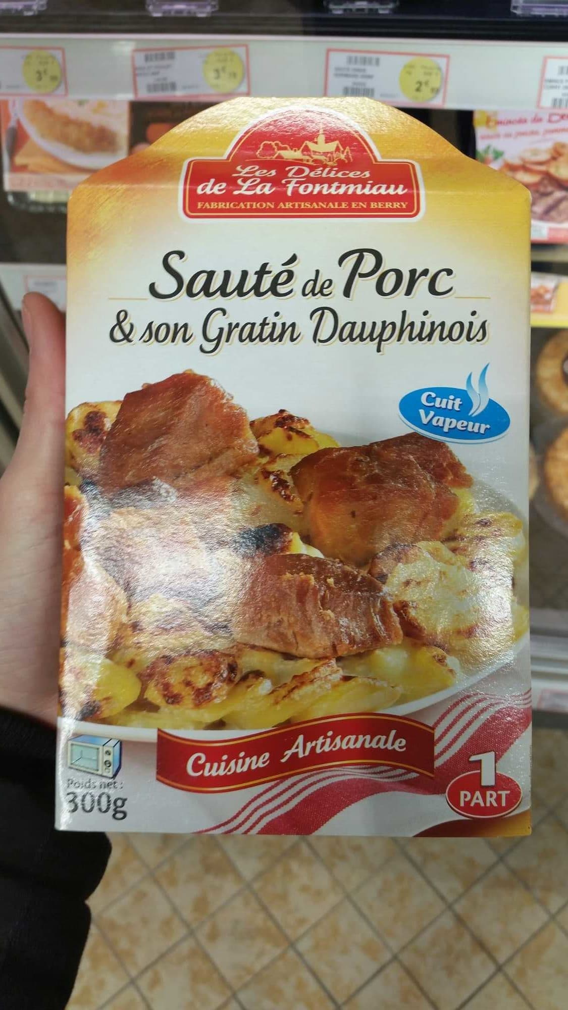 Les Délices de La Fontmiau Bq.saute De Porc 300G, packshot