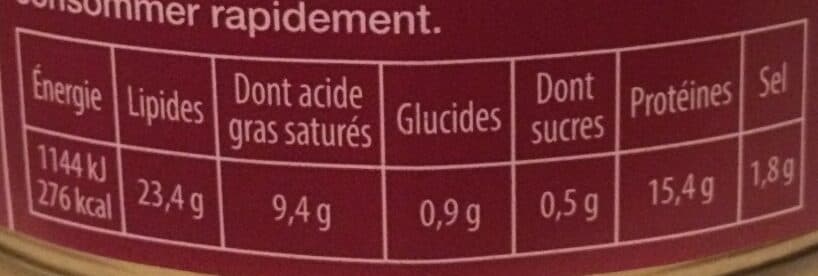 Mas le Rouget Cantal Pâté de porc packshot