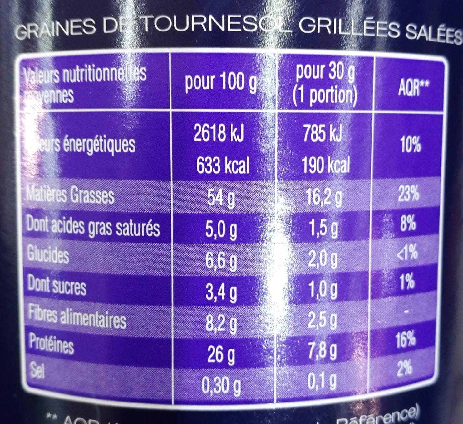 Maître Prunille Graines de tournesol grillées salées packshot