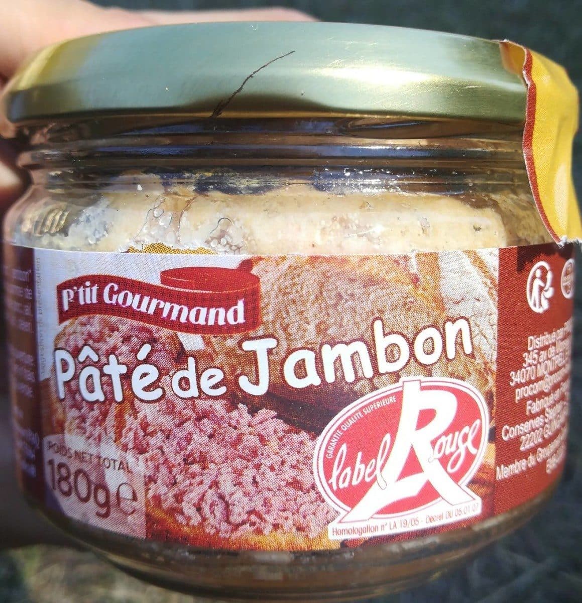 P'tit Gourmand Pâté de jambon packshot