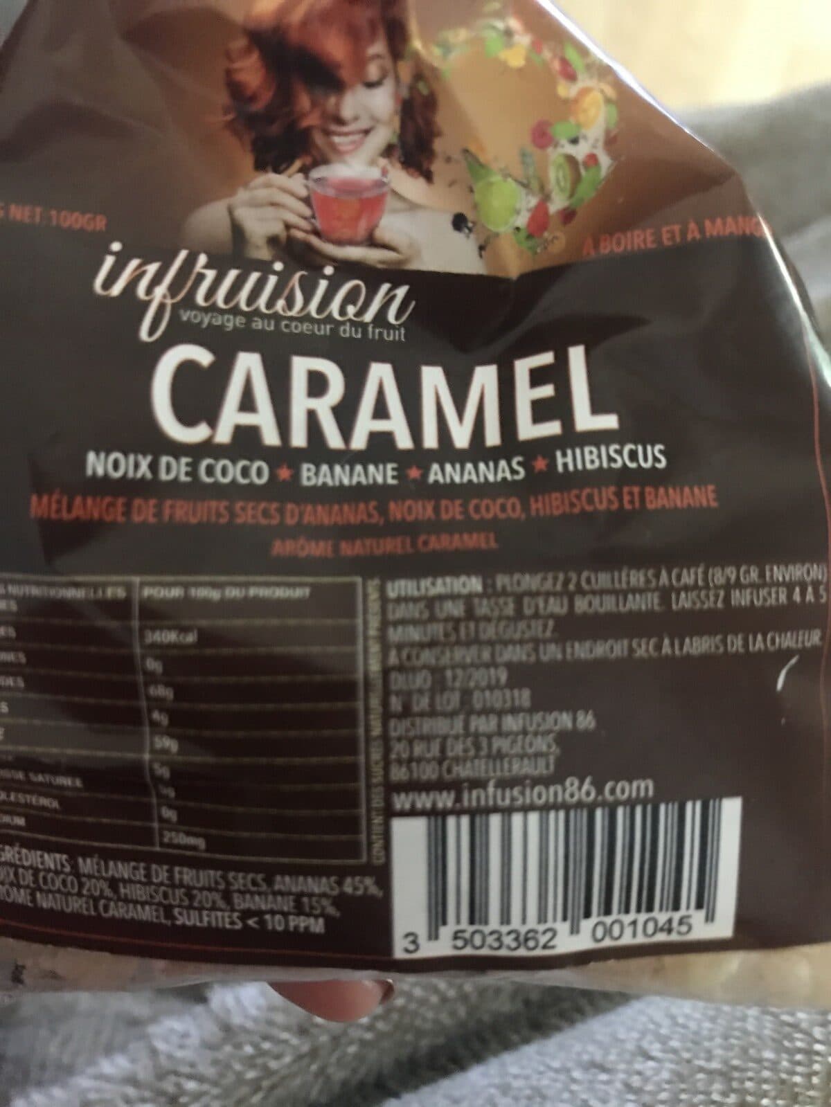 Open Food Facts Infrusion caramel packshot
