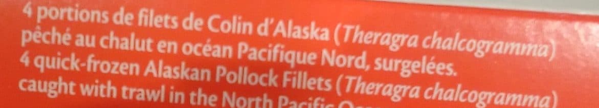 Findus 4 Filets de Colin d'Alaska packshot