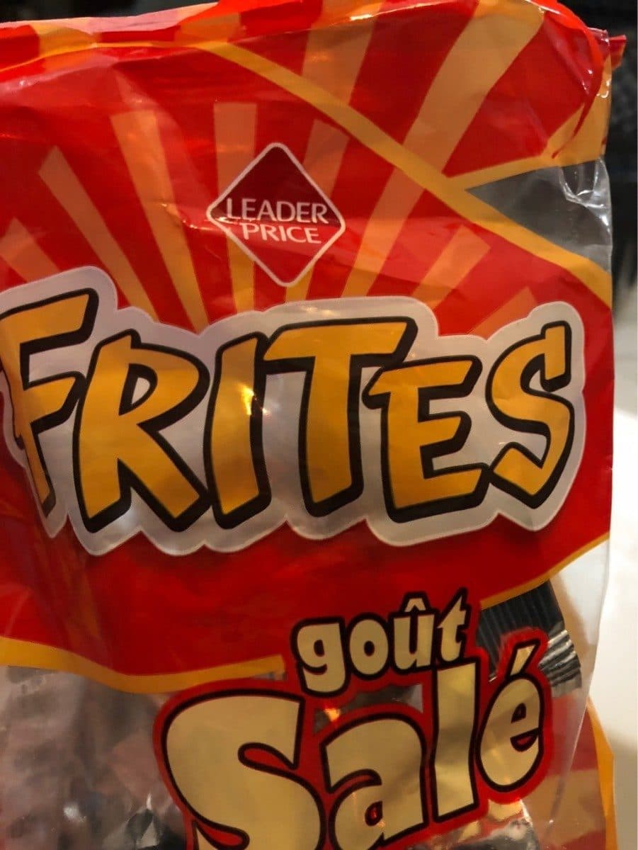 Leader Price Frites goût salé packshot