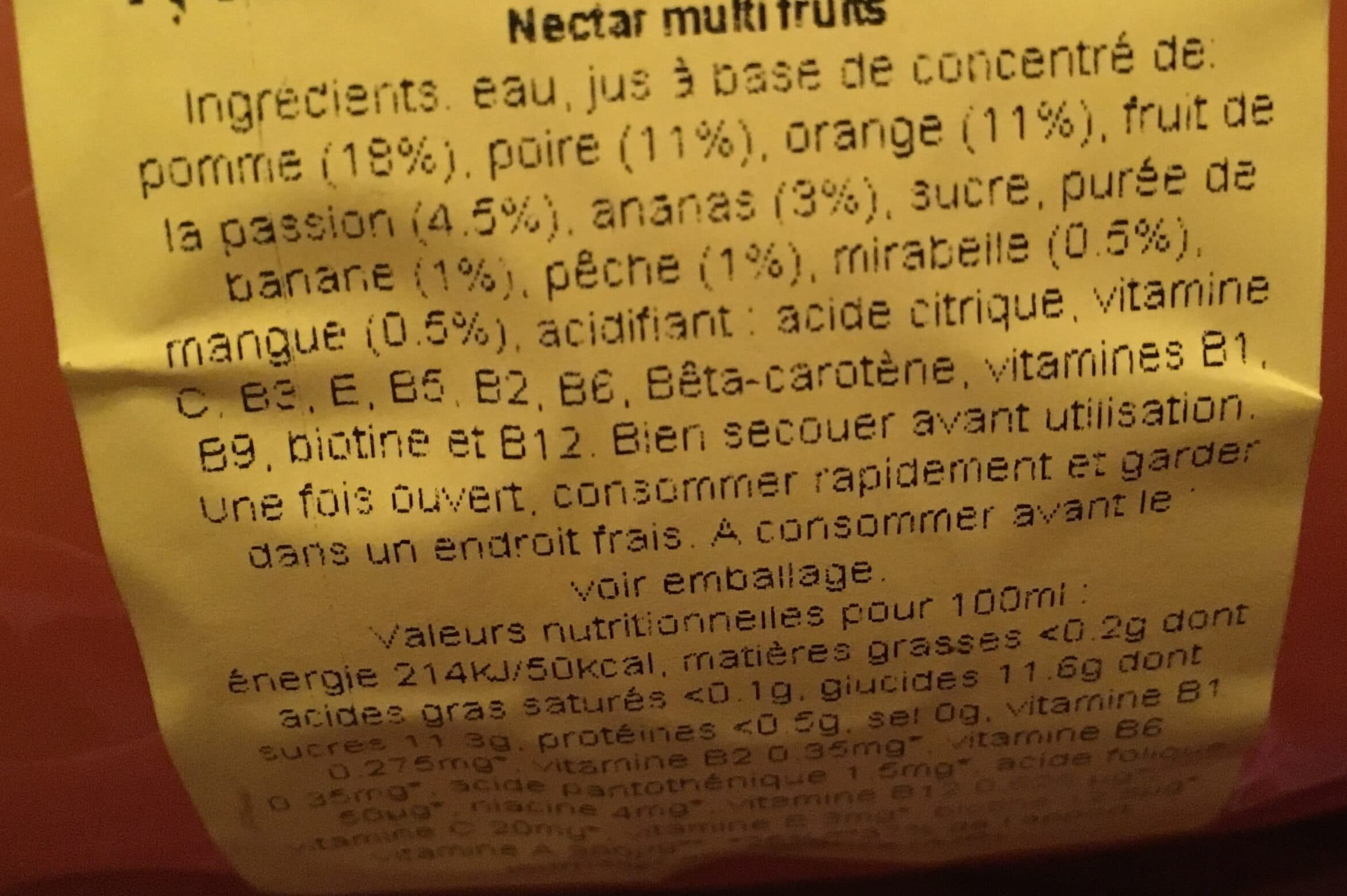 Granini Multivitamín packshot