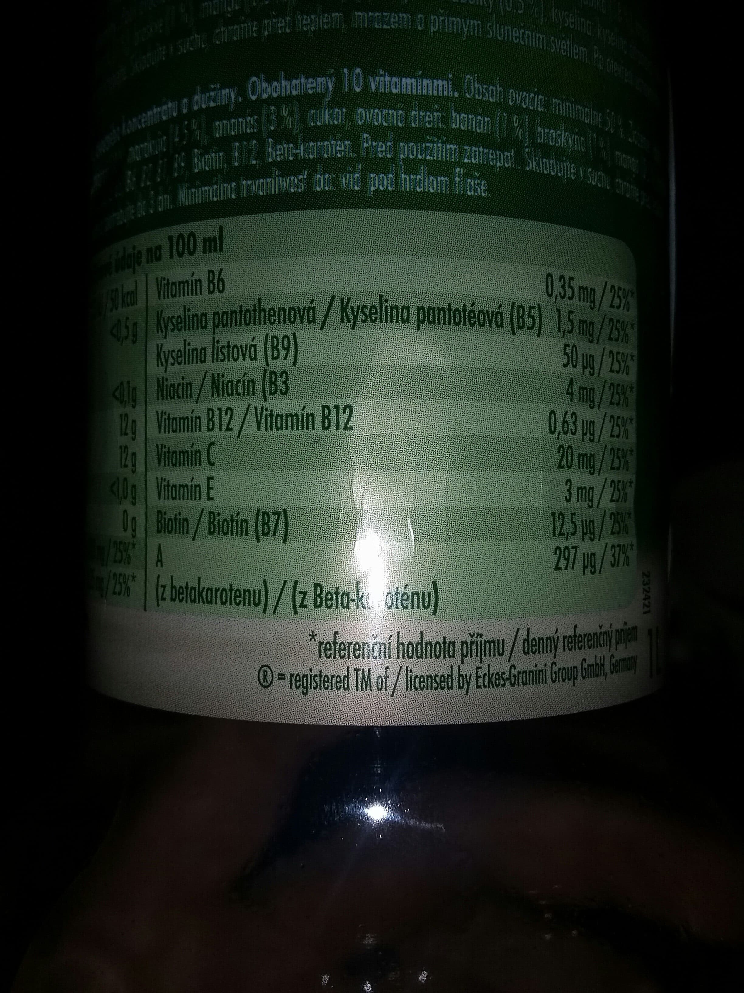 Granini Multivitamín packshot