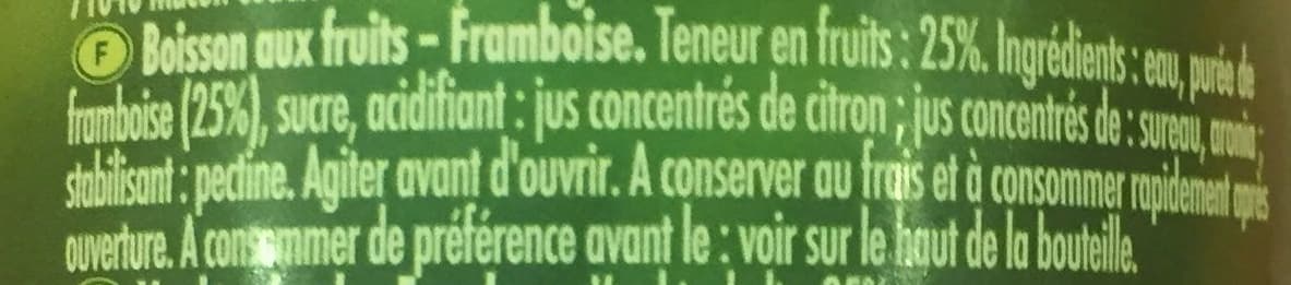 Granini Jus de framboise packshot