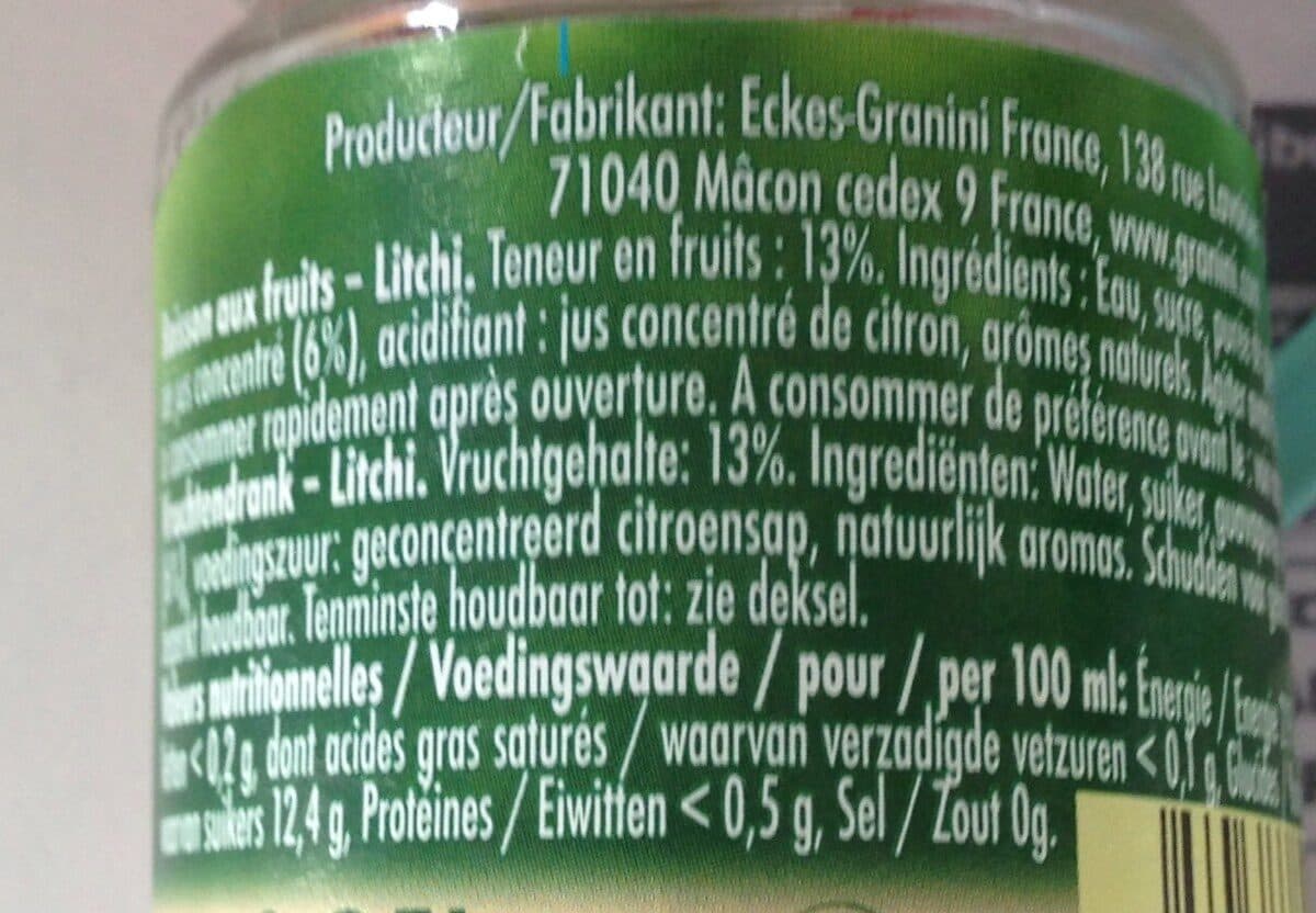 Granini Jus de Litchi packshot