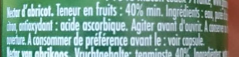 Granini Granini abricot packshot