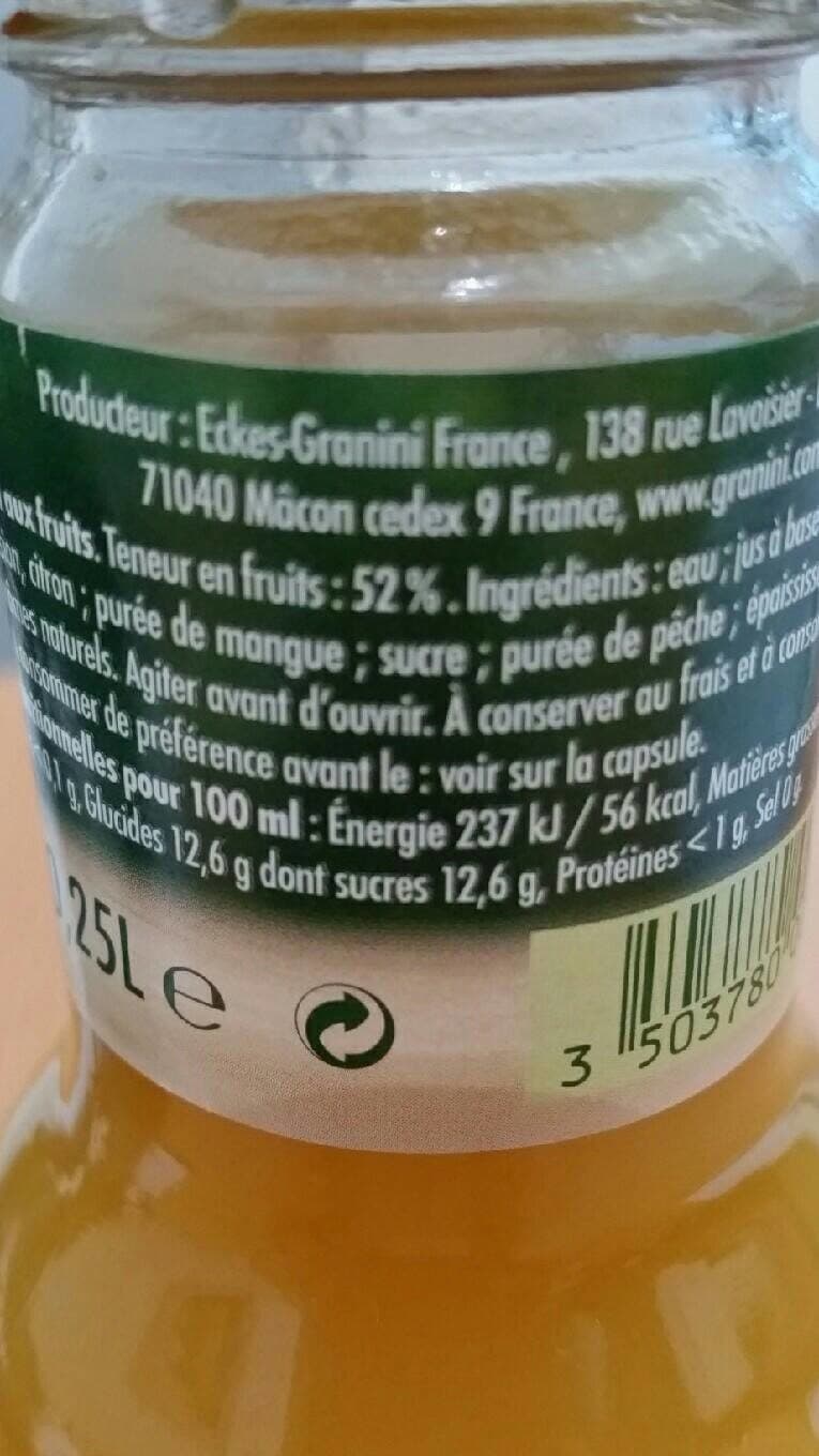 Granini Planteur sans alcool packshot