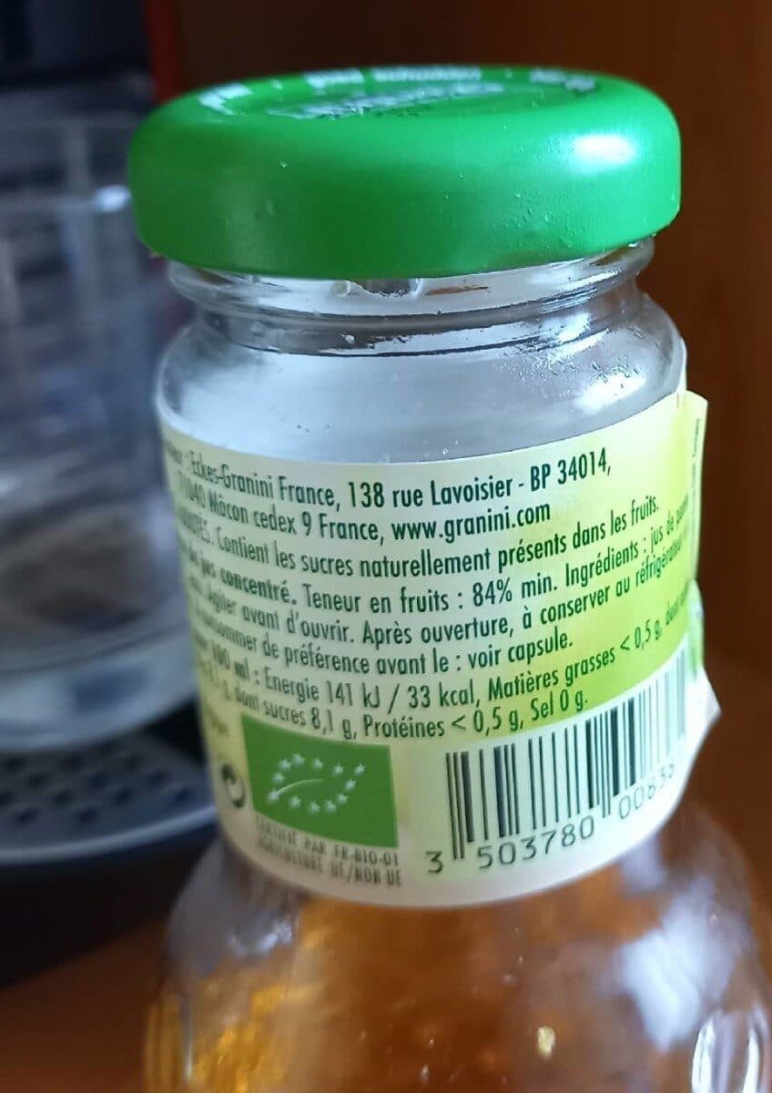Granini Jus Pomme bio packshot
