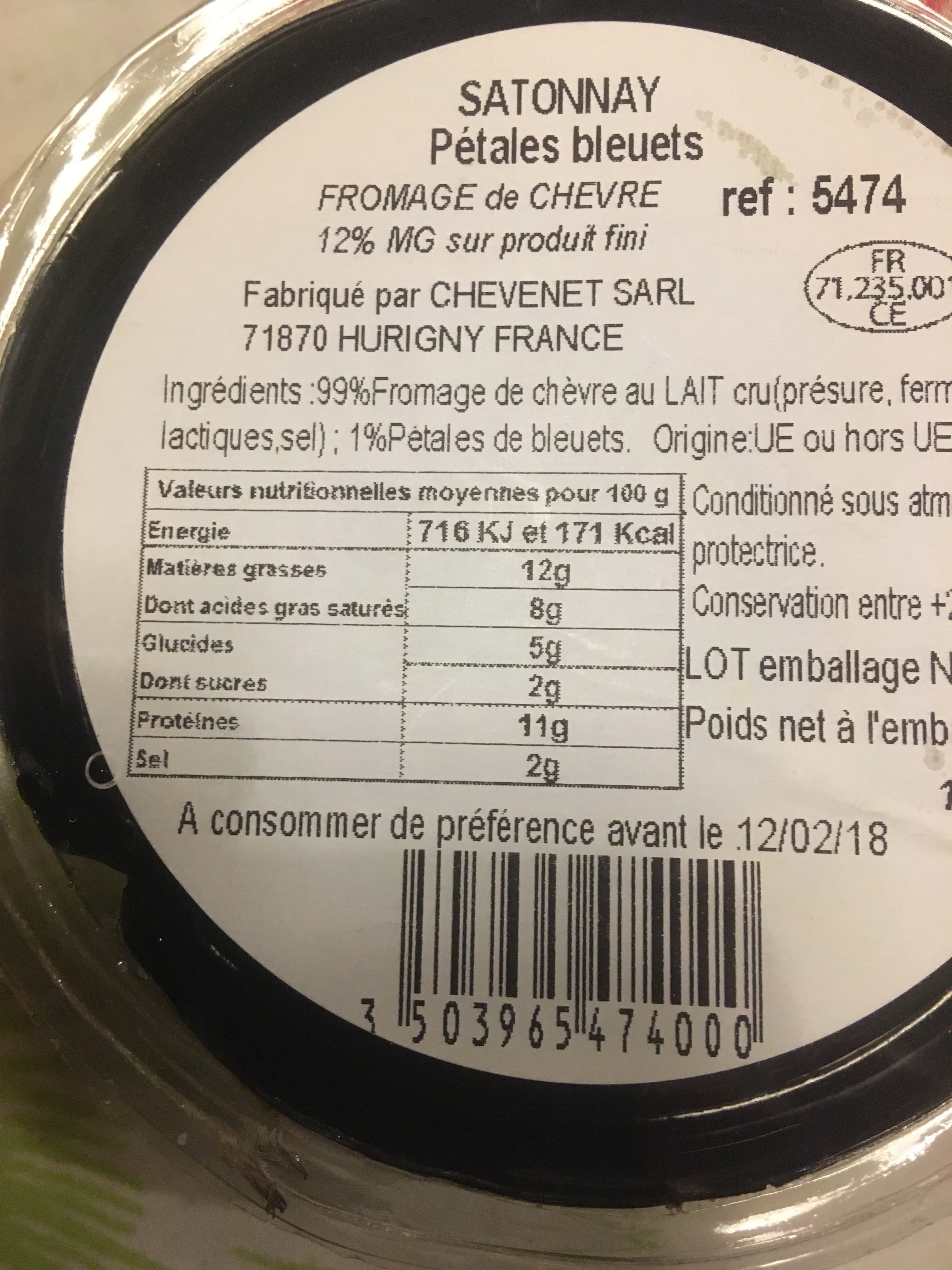 Le Chevrier des Crays Satonnay packshot