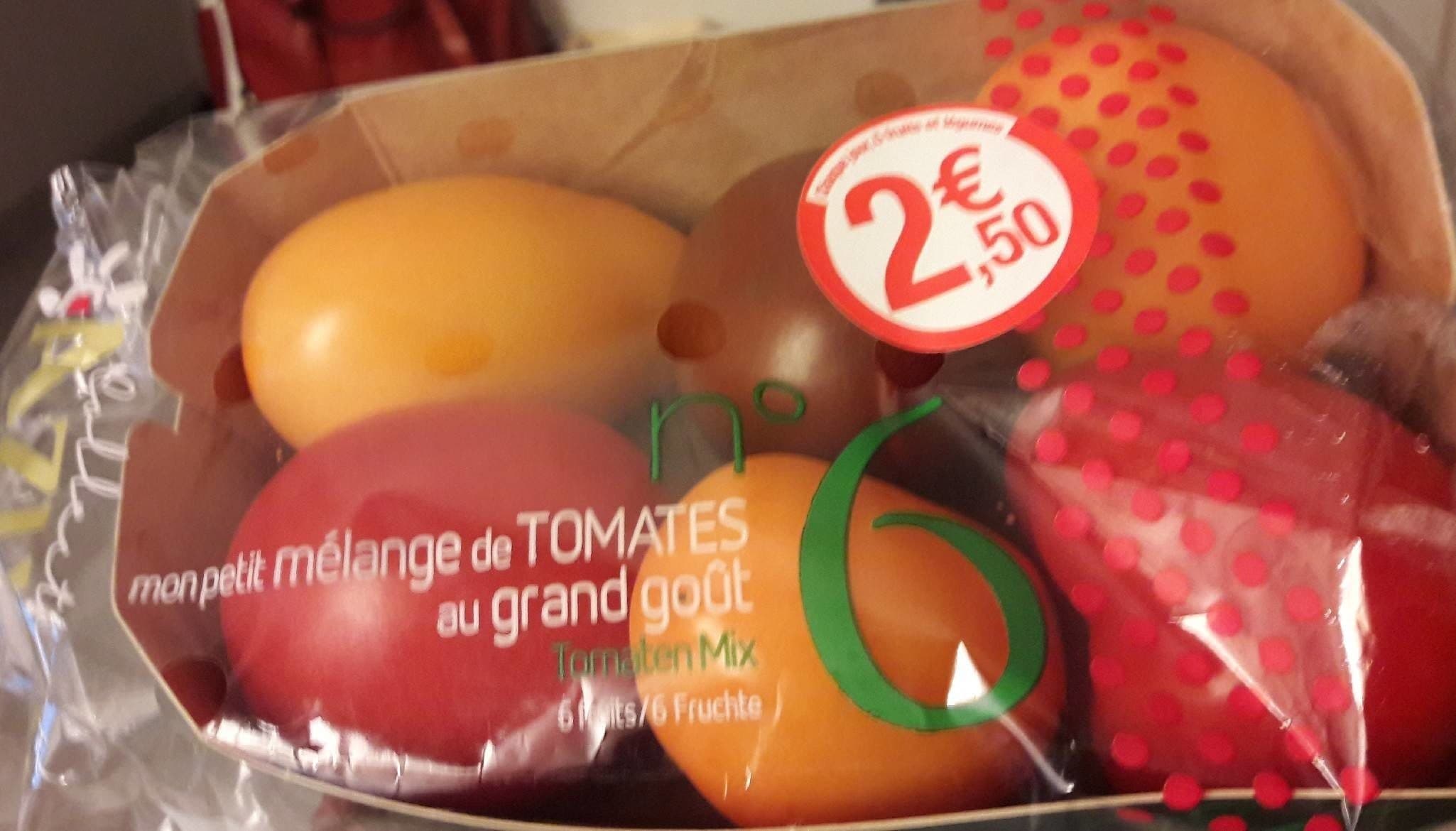 Open Food Facts Tomates mélange packshot