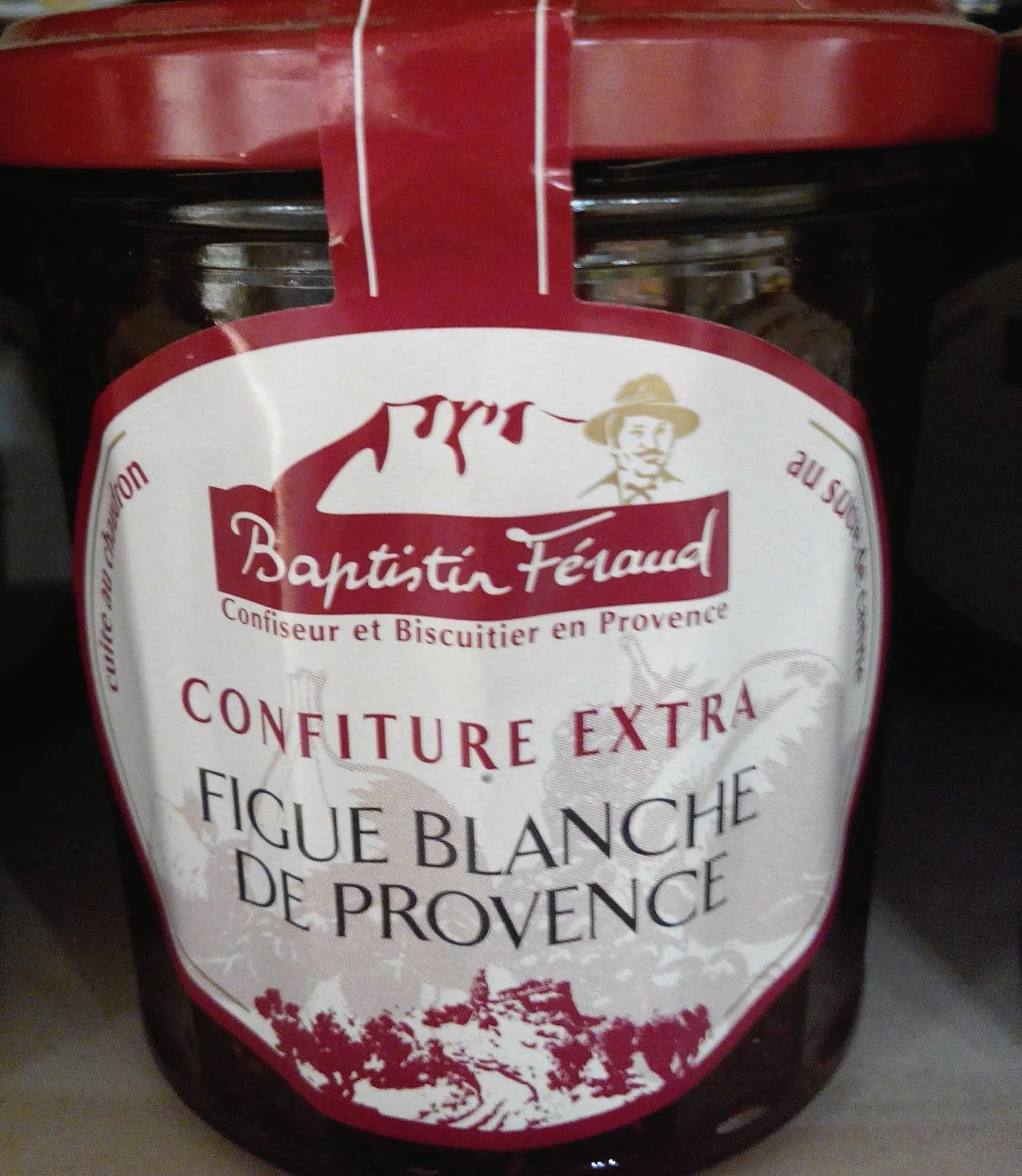 Baptistin Féraud Confiture extra figue blanche de Provence packshot